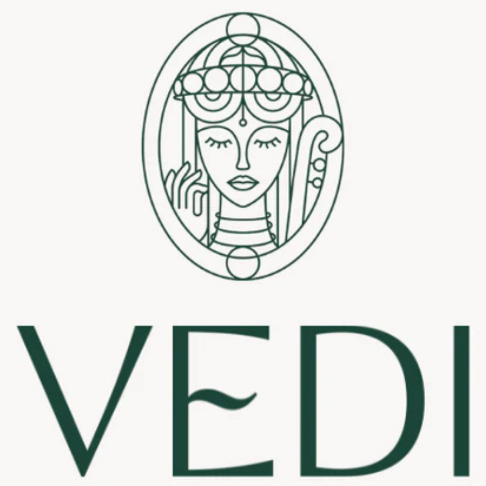 Logotyp firmy kosmetycznej Vedi.