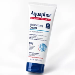 Aquaphor Moisturizing Cream - nawilżający krem do suchej i wrażliwej skóry twarzy i ciała, 226 g.
