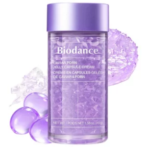 Start 50 Biodance Caviar PDRN Capsule Cream - fioletowy krem w żelowych kapsułkach z kawiorem i PDRN, 45 g.