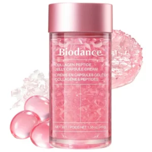 Start 53 Biodance Collagen Peptide Jelly Capsule Cream - krem w różowych kapsułkach z kolagenem i peptydami, 45 g.