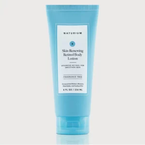 Start 56 Naturium Skin-Renewing Retinol Body Lotion - wygładzający balsam do ciała z kapsułkowanym retinolem w niebieskiej tubie, 234 ml.