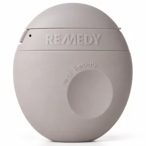 Start 184 REMEDY Hand & Cuticle Firming Whipped Cream with Peptides - peptydowy krem do dłoni i skórek w beżowym, owalnym opakowaniu na białym tle.