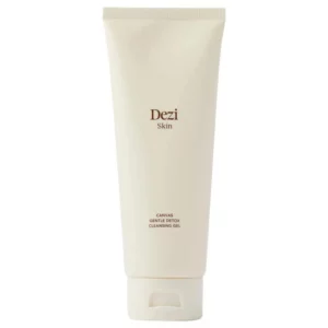 Start 45 Dezi Skin Canvas Gentle Detox Cleansing Gel - delikatny żel oczyszczający do twarzy w minimalistycznej jasnej tubie na białym tle.
