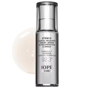 Start 45 Grafika 4 - produkt: IOPE XMD Stem III Clinical Recovery Serum 30 ml - koreańskie serum z 92,3% liposomowym kompleksem PDRN H.A.™ na białym tle, stworzone dla bardziej jędrnej, sprężystej i intensywnie nawilżonej skóry.